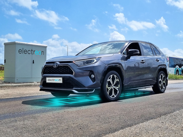 <p>A Toyota RAV4 covered 1,942 on 22 May, 2023, driving on a specially designed electric road built by wireless charging startup Electreon</p>